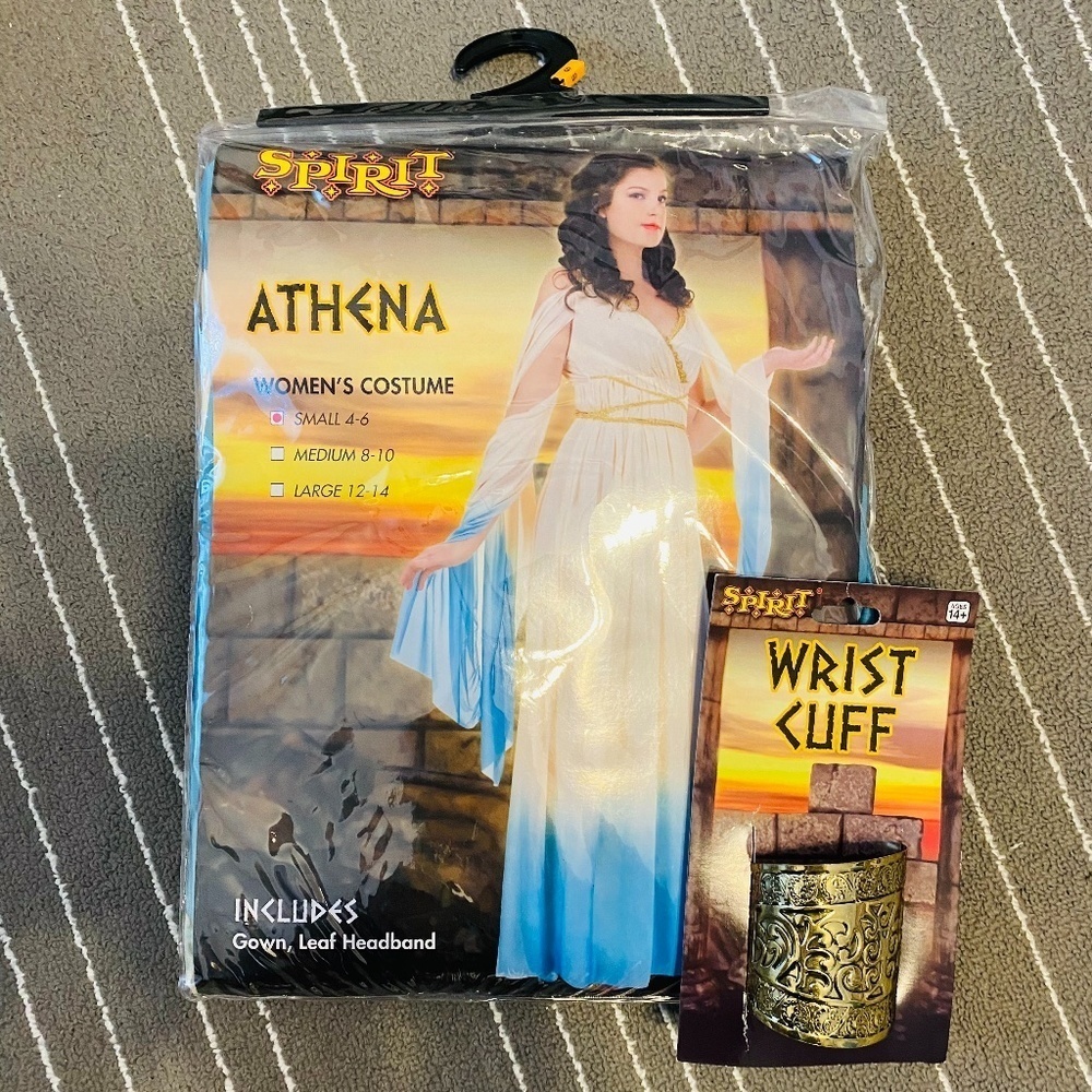 Spirit Halloween - Athena Costume, Size S, Brand New and Never Worn!